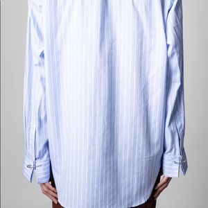 NWT Zadig and Voltaire Morning Raye Shirt